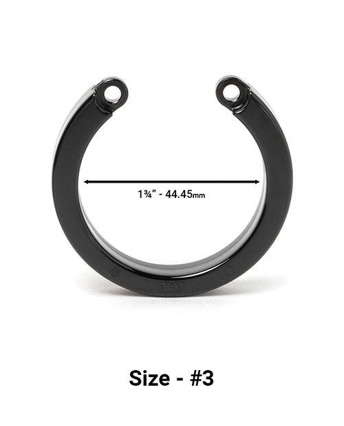 product image, Cock Cage U-ring #3 - Black - SEXYEONE