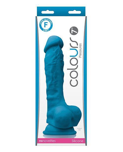 image of product,Colours Pleasures 7" Dong W/balls & Suction Cup - SEXYEONE