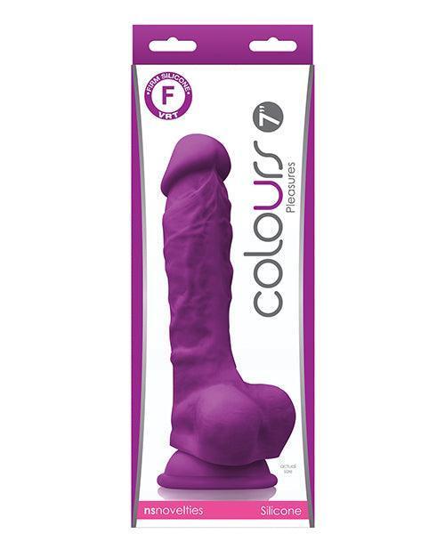 image of product,Colours Pleasures 7" Dong W/balls & Suction Cup - SEXYEONE