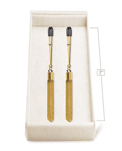 image of product,Couture Clips Luxury Nipple Clamps - Shimmer & Chic - SEXYEONE