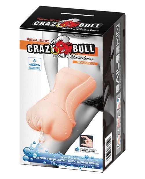 product image, Crazy Bull No Lube Realistic Vagina Masturbator Sleeve - Ivory - SEXYEONE