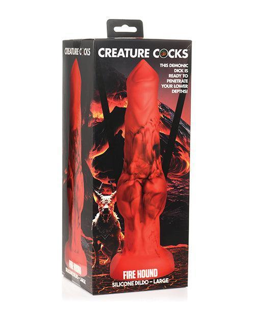 product image, Creature Cocks Fire Hound Silicone Dildo - SEXYEONE