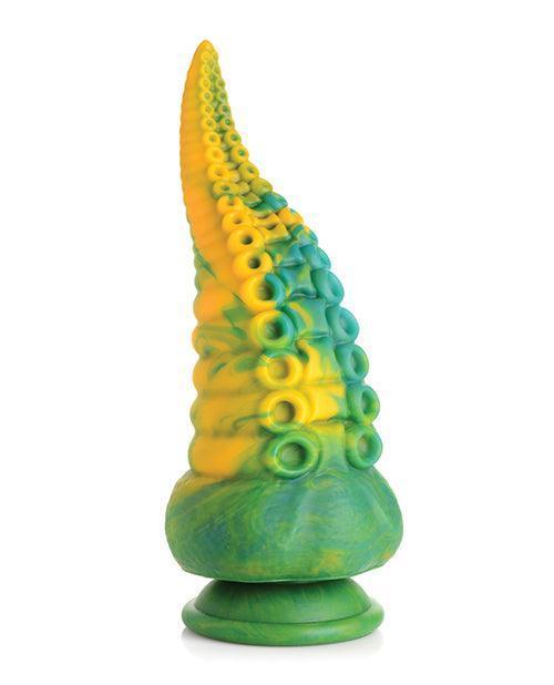 image of product,Creature Cocks Monstropus Tentacled Monster Silicone Dildo - Green-yellow - SEXYEONE