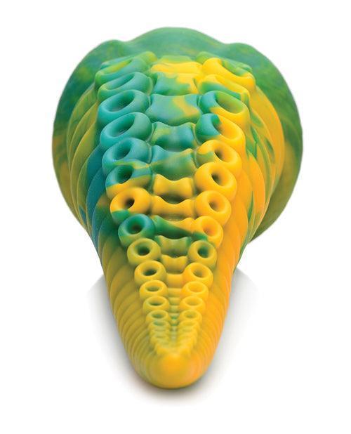 image of product,Creature Cocks Monstropus Tentacled Monster Silicone Dildo - Green-yellow - SEXYEONE