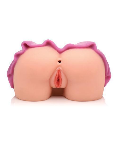 product image,Curve Toys Mistress Ariana Mini Skirt Pussy & Ass Masturbator - Ivory - SEXYEONE