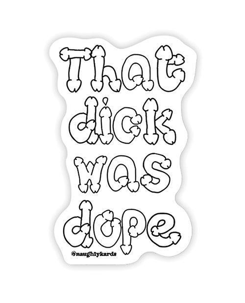 product image, Dope Dick Naughty Sticker - Pack Of 3 - SEXYEONE