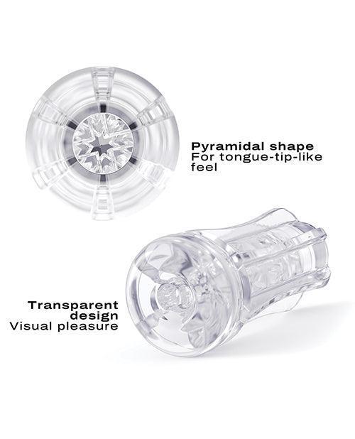 image of product,Dorcel Deep Blow Extreme Sleeve - Clear - SEXYEONE
