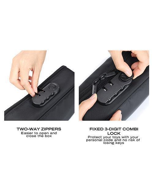 image of product,Dorcel Lockable Discreet Box - Black - SEXYEONE