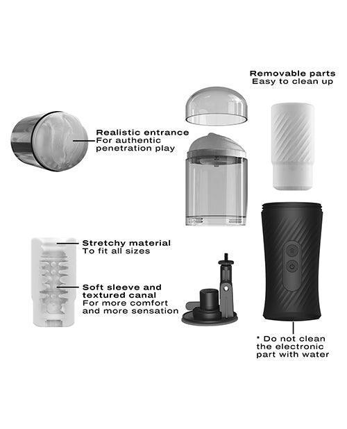 image of product,Dorcel Thrust Blow Automatic Masturbator - Black - SEXYEONE