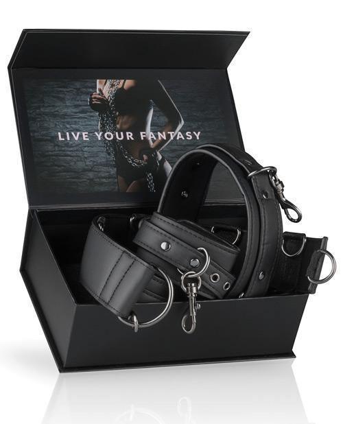 image of product,Easy Toys Neck To Wrist Restraint Set - Black - SEXYEONE
