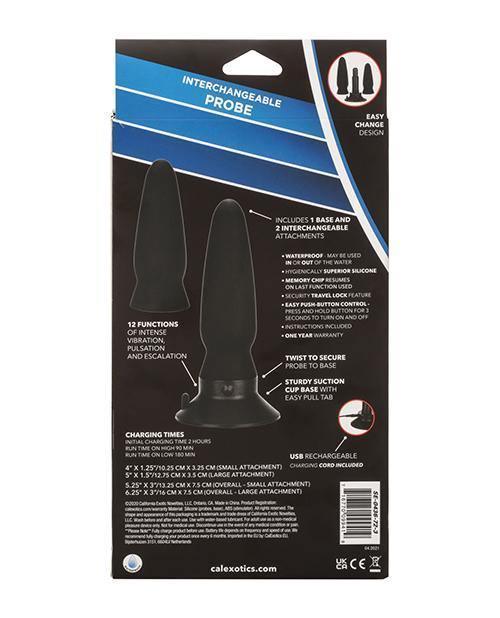 product image,Eclipse Interchangeable Probe - Black - SEXYEONE