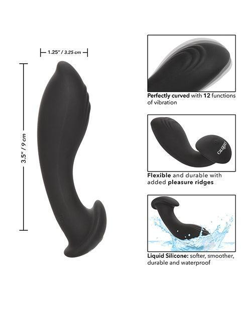 image of product,Eclipse Liquid Silicone Flex Probe - Black - SEXYEONE