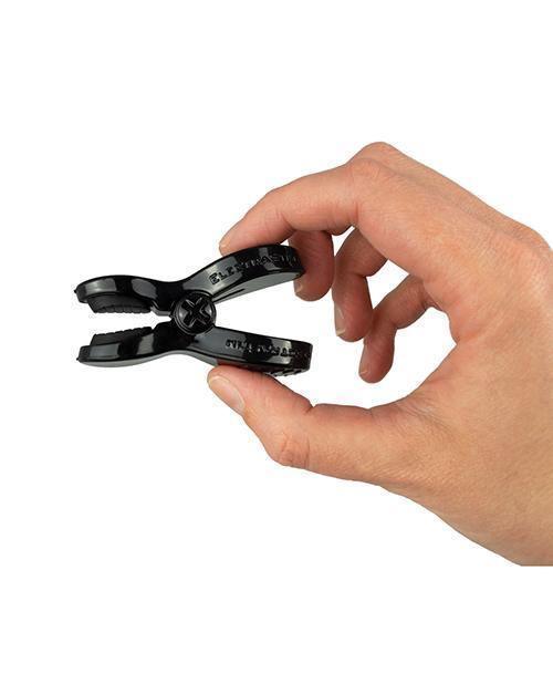 image of product,Electrastim Bipolar Electraclamp - Black - SEXYEONE