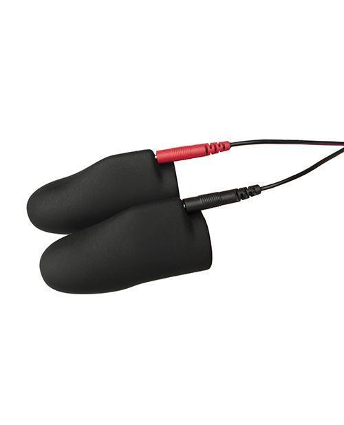 image of product,Electrastim Explorer Electro Finger Sleeves - Black - SEXYEONE