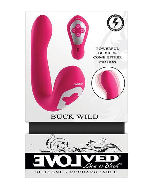 product image, Evolved Buck Wild Come Hither Dual End Massager - Pink - {{ SEXYEONE }}