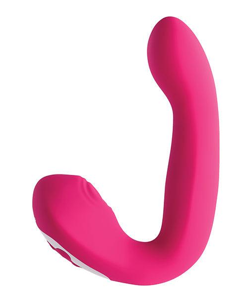 Evolved Buck Wild Come Hither Dual End Massager - Pink - {{ SEXYEONE }}