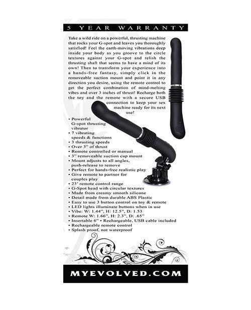 product image,Evolved G Force Thruster - Black - SEXYEONE