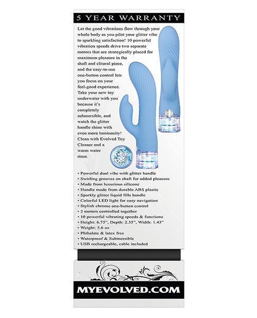 image of product,Evolved Glitteriffic - Blue - SEXYEONE