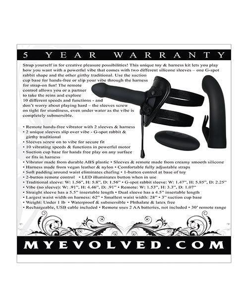 product image,Evolved Heavenly Harness - Black - SEXYEONE