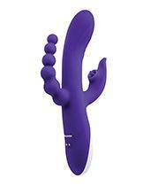 image of product,Evolved Lick Me Triple Stim Vibe - Purple - SEXYEONE