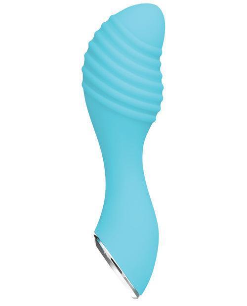 image of product,Evolved Little Dipper Rechageable Mini Vibe - Blue - SEXYEONE