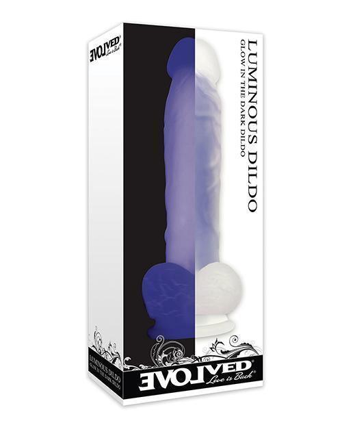 product image, Evolved Luminous Dildo Non Vibrating - Purple - SEXYEONE