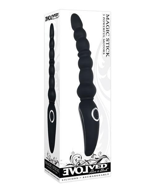 product image, Evolved Magic Stick Beaded Vibrator - Black - SEXYEONE