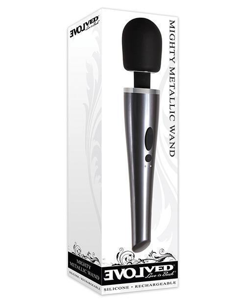 product image, Evolved Mighty Metallic Wand - Gray-black - SEXYEONE
