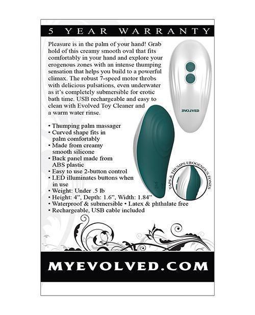 product image,Evolved Palm Pleasure - Teal - SEXYEONE
