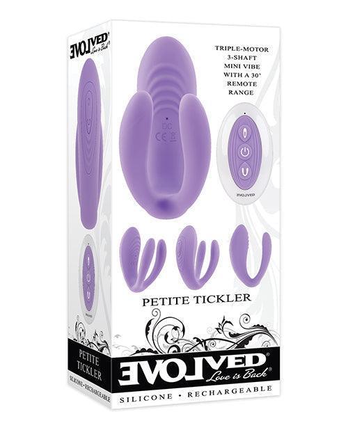 product image, Evolved Petite Tickler Mini Vibe W-remote - Purple - SEXYEONE