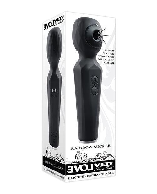 product image, Evolved Rainbow Sucker Wand - Black - SEXYEONE