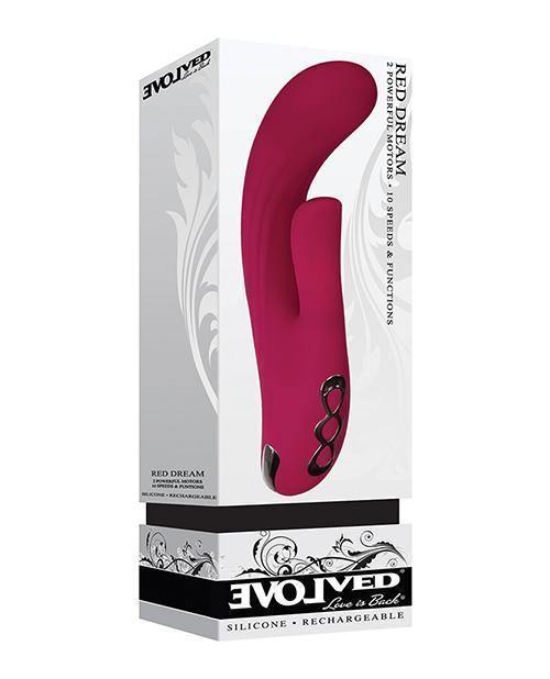product image, Evolved Red Dream Dual Stim - Burgundy - SEXYEONE