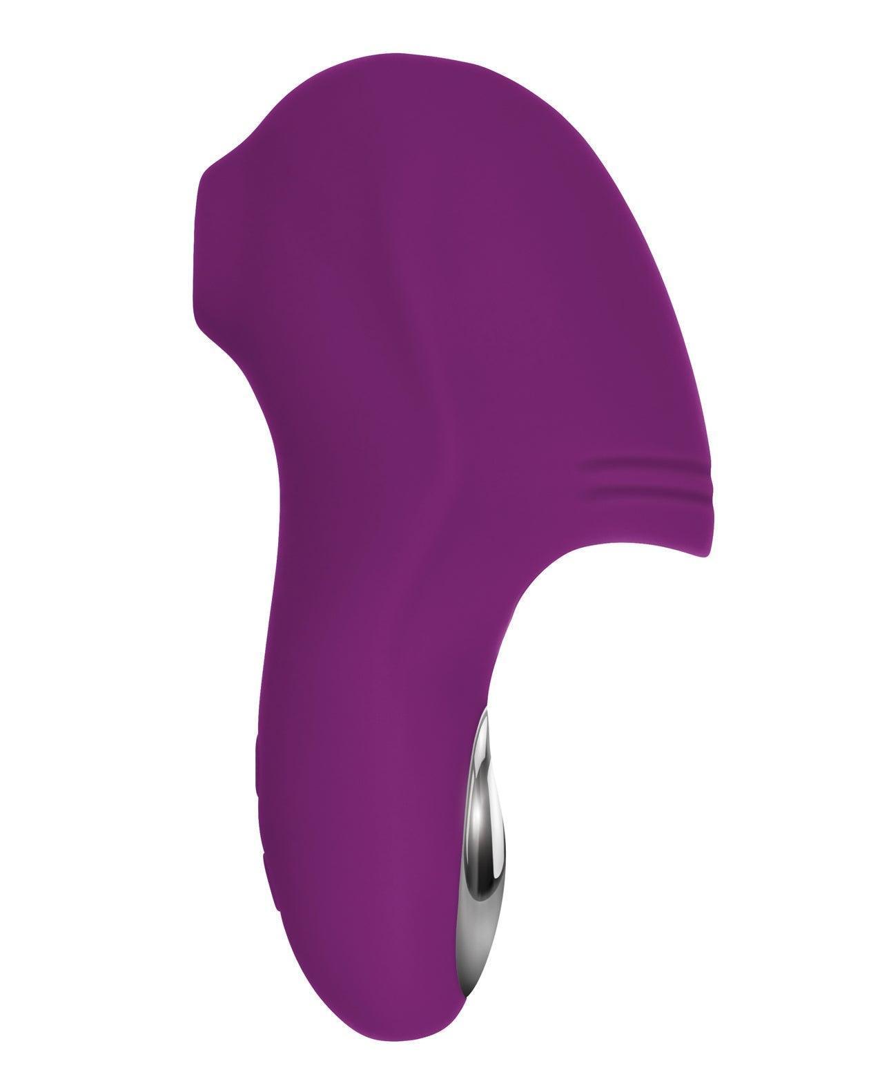 image of product,Evolved Sucker For You Finger Vibe - Purple - SEXYEONE