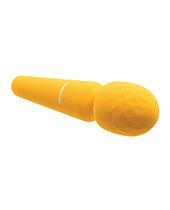image of product,Evolved Sunshine Flexible Wand Vibrator - Yellow - {{ SEXYEONE }}