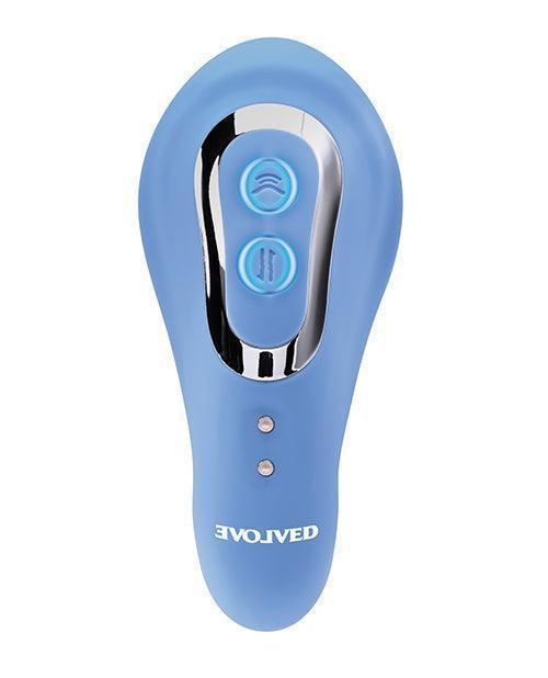 image of product,Evolved Tap & Thrust Dual Vibe - Blue - SEXYEONE