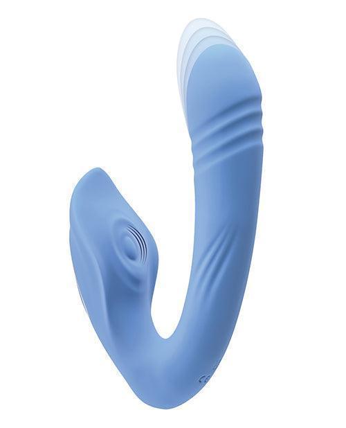 image of product,Evolved Tap & Thrust Dual Vibe - Blue - SEXYEONE