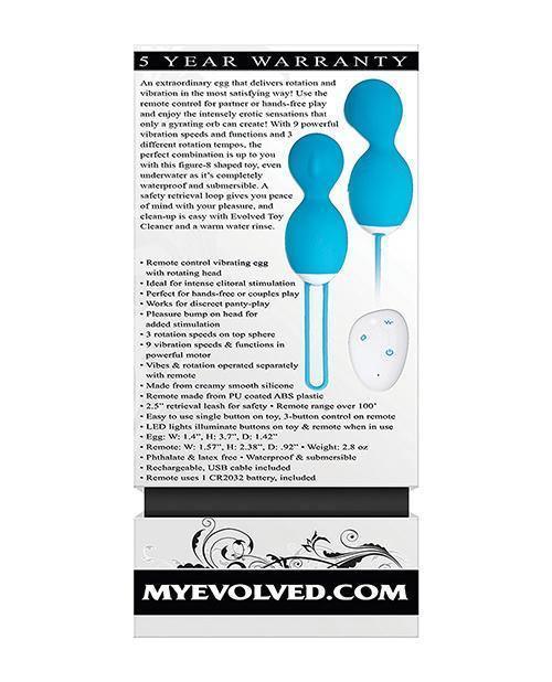 image of product,Evolved Twistin The Night Away Kegel Rechargeable - Blue - SEXYEONE