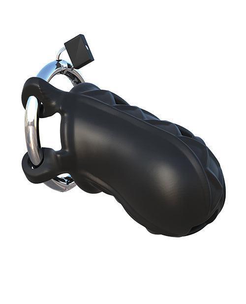image of product,Fantasy C-ringz Extreme Silicone Cock Blocker - Black - SEXYEONE