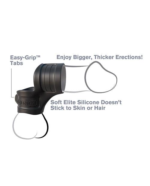 image of product,Fantasy C-ringz Mr. Big Cock Ring & Ball Stretcher - Black - {{ SEXYEONE }}