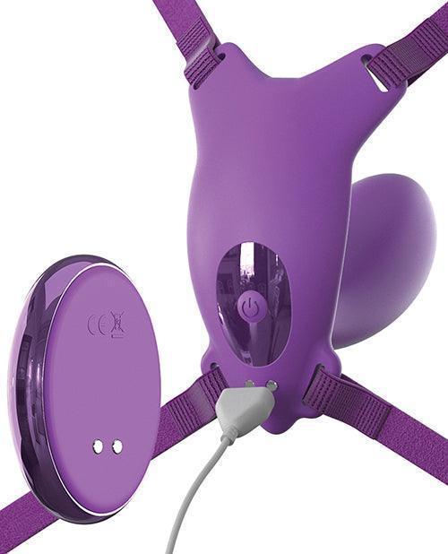 image of product,Fantasy For Her Ultimate G-spot Butterfly Strap On - Purple - SEXYEONE