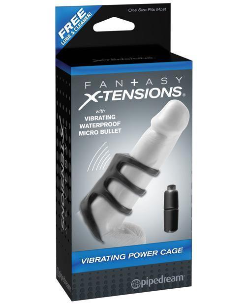 product image, Fantasy X-tensions Vibrating Power Cage - Black - SEXYEONE 
