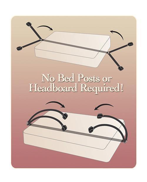 image of product,Fetish Fantasy Series Bed Restraint Bondage Kit - SEXYEONE