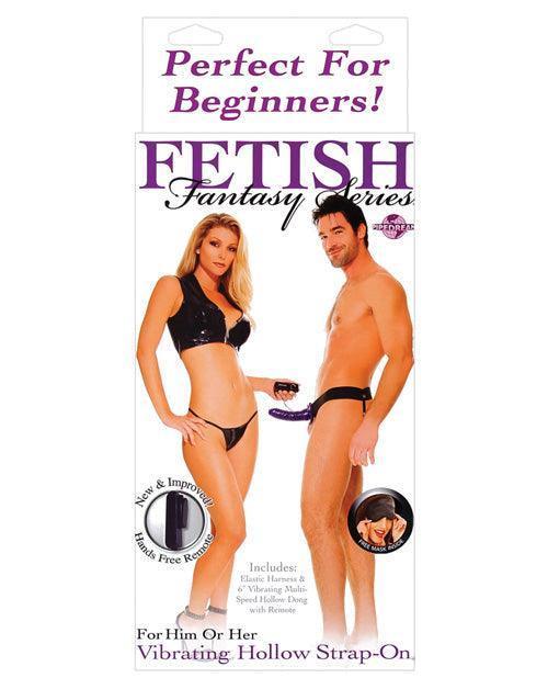 product image, Fetish Fantasy Series For Him Or Her Vibrating Hollow Strap On - SEXYEONE