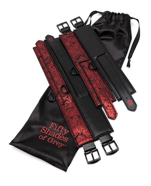 image of product,Fifty Shades Of Grey Sweet Anticipation Under Mattress Restraint Set - SEXYEONE