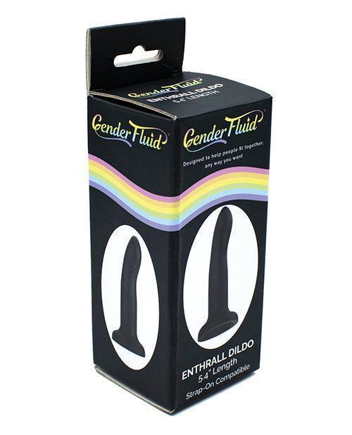 product image, Gender Fluid 5.5" Enthrall Strap On Dildo - Black - {{ SEXYEONE }}