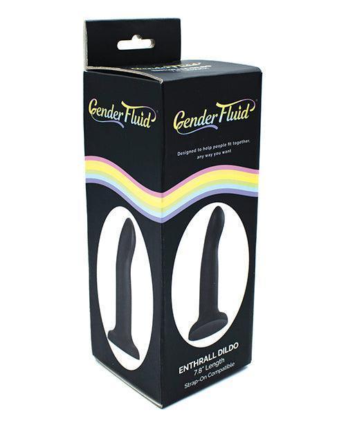 product image, Gender Fluid 7.8" Enthrall Strap On Dildo - Black - {{ SEXYEONE }}