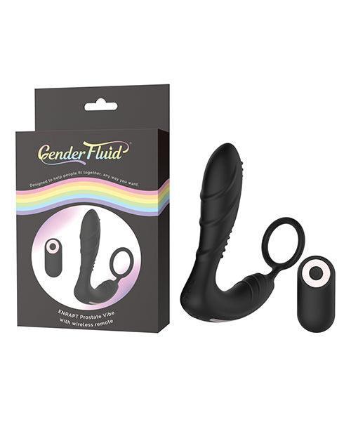 product image, Gender Fluid Enrapt Prostate Vibe W-remote - Black - SEXYEONE
