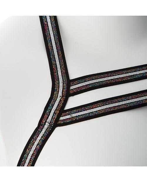 product image,Gender Fluid Silver Lining Harness - SEXYEONE