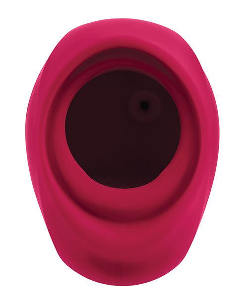 Gender X Body Kisses Vibrating Suction Massager - Red-black - {{ SEXYEONE }}