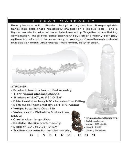 image of product,Gender X Clearly Combo - Clear - SEXYEONE